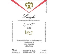 2018 Lano Langhe 'Lanot' Piedmont