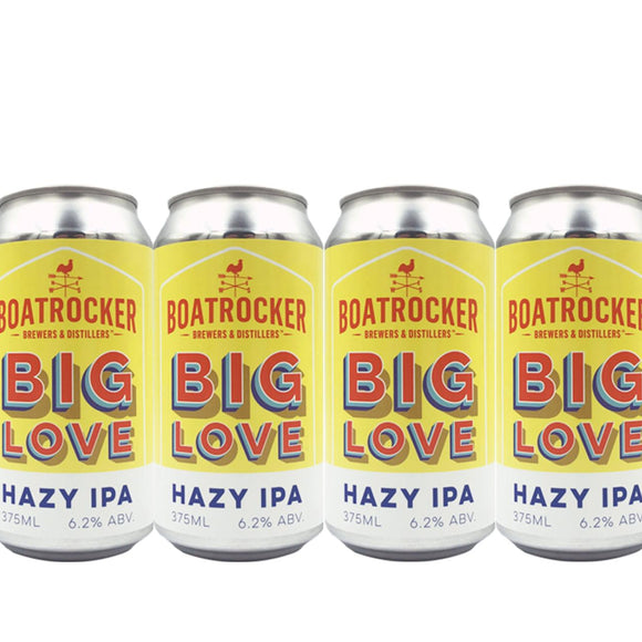Boatrocker Big Love Hazy IPA - 4pk cans (6.2% ABV)