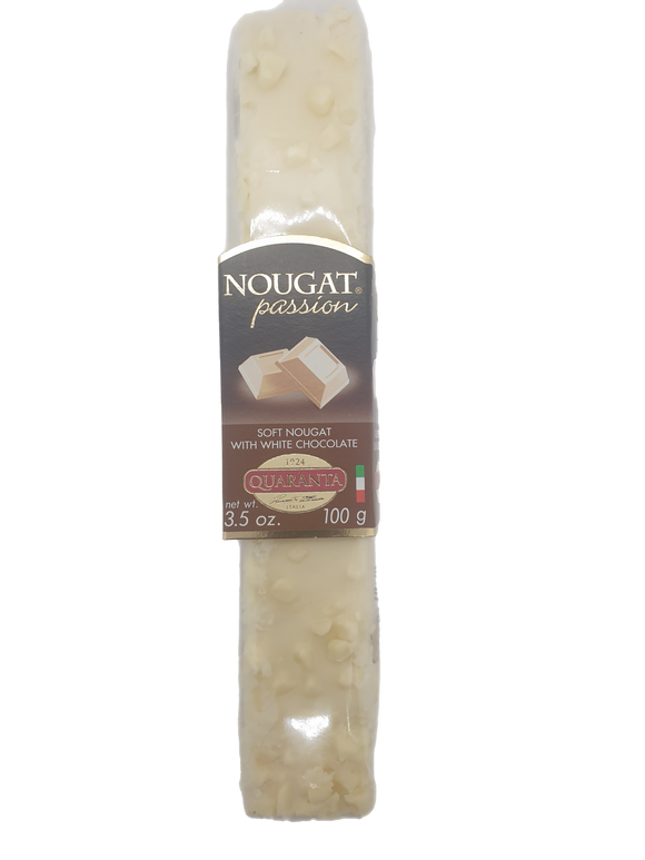 Quaranta Soft Nougat with White Chocolate - 100g