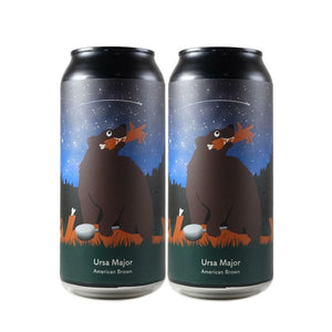 Tallboy & Moose 'Ursa Major' American Brown - 2pk cans (5.2% ABV - 440ml)